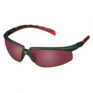 3M™ Solus™ 2000, Okulary ochronne, szaro/czerwone zauszniki, lustrzane, czerwone soczewki, S2024AS-RED-EU