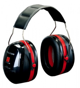 3M™ PELTOR™ Optime™ III, SNR 35 dB, nauszniki nagłowne,  czarno-czerwone, H540A-411