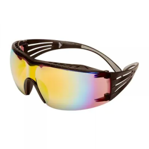 3M™ SecureFit™ 400X Okulary ochronne z powłoką Anti-Scratch, czarne zauszniki, lustrzane, pomarańczowe soczewki, SF416XAS-BLK-EU