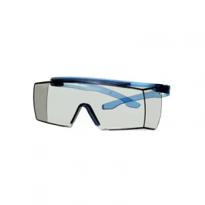3M™ SecureFit™ 3700 Okulary ochronne nakładkowe, niebieskie zauszniki, Scotchgard™, KN, I/O jasnoszare soczewki, SF3707SGAF-BLU-EU