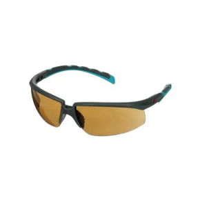 3M™ Solus™ 2000, Okulary ochronne, KN, szaro/ niebiesko-zielone zauszniki, z powłoką Scotchgard™, brązowe soczewki, S2005SGAF-BGR-EU