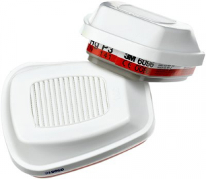 3M™ Filtropochłaniacz 6096 HgP3 przeciw parom rtęci, chloru oraz pyłom