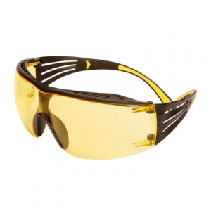 3M™ SecureFit™ 400X Okulary ochronne z powłoką Scotchgard™, zółto-czarne zauszniki, żółte soczewki, SF403XSGAF-YEL-EU