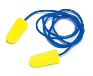 3M™ Rolowane wkładki przeciwhałasowe E-A-Rsoft™ Yellow Neons (ES-01-005) ze sznurkiem, 2000 par