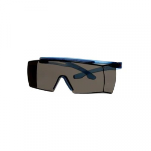 3M™ SecureFit™ 3700 Okulary ochronne nakładkowe, niebieskie zauszniki, Scotchgard™, KN, szare soczewki, SF3702SGAF-BLU-EU