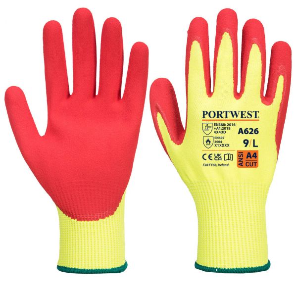 Portwest A626 Rękawice antyprzecięciowe D Vis-Tex powlekane piaskowanym nitrylem
