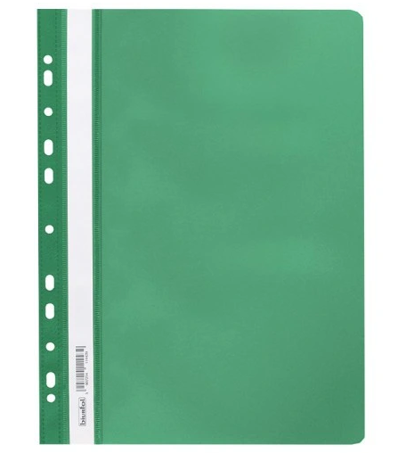 Skoroszyt A4 miękki wpinany Biurfol zielony
