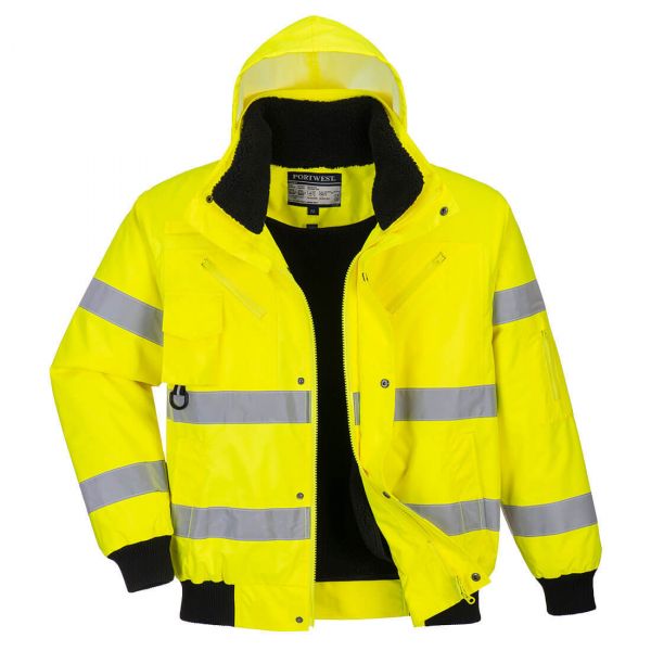 Kurtka ostrzegawcza PORTWEST Bomber 3w1