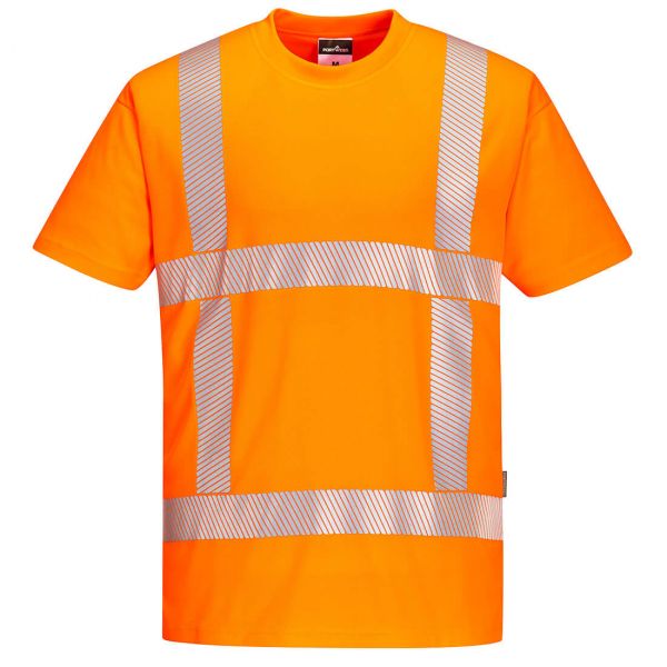 Portwest R413 T-Shirt ostrzegawczy RWS