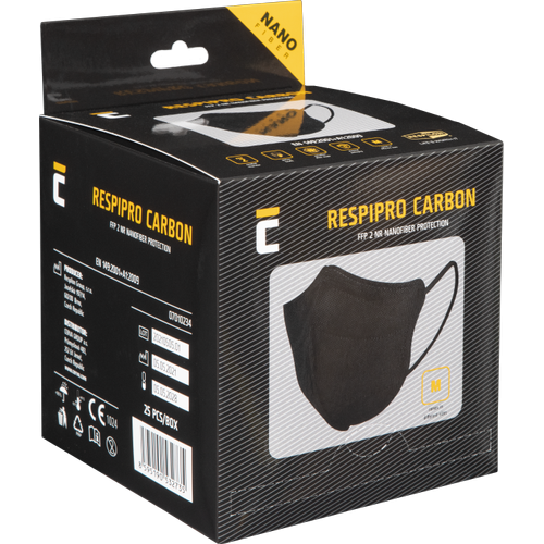 RespiPro Carbon FFP2 25sz respirator
