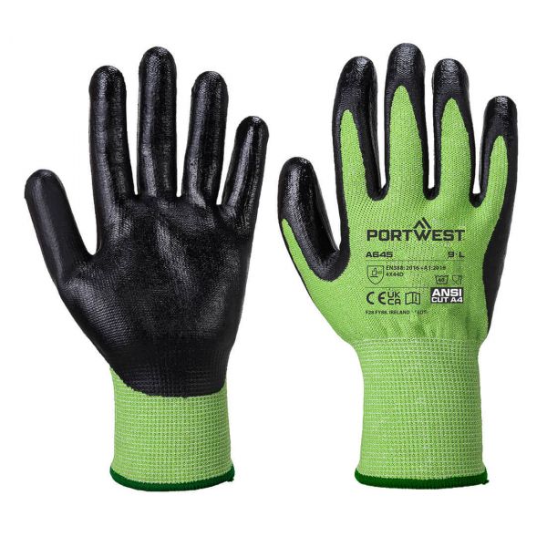 Portwest A645 Green Cut - pianka nitrylowa