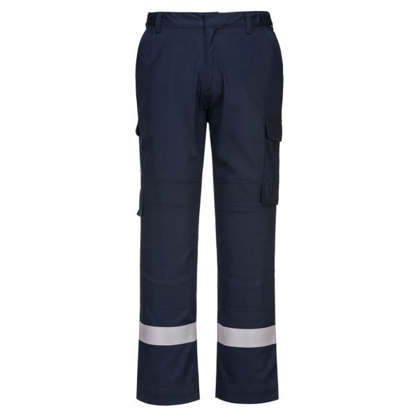 Portwest FR401 Lekkie spodnie trudnopalne z panelami Stretch