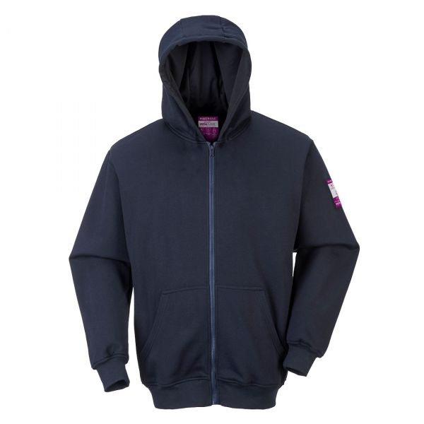 Portwest FR81 Trudnopalny sweter Modaflame z kapturem zapinany na zamek