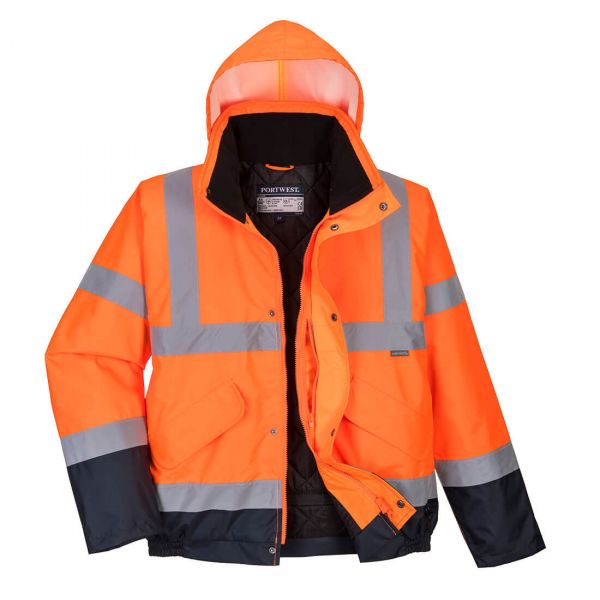 Portwest S266 Dwukolorowa kurtka ostrzegawcza Bomber