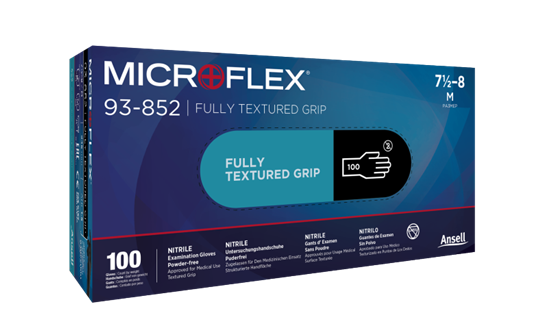 Rękawice nitrylowe 93-852 Microflex®  opakowanie 100 sztuk na renapol