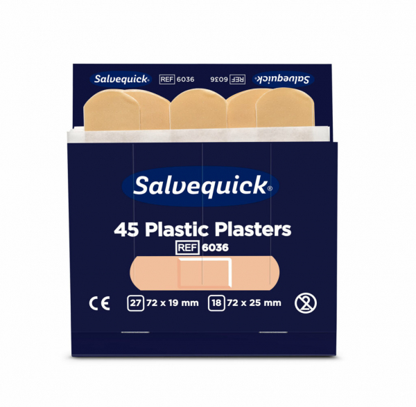 Cederroth Plastry plastikowe Salvequick 6036, 45szt