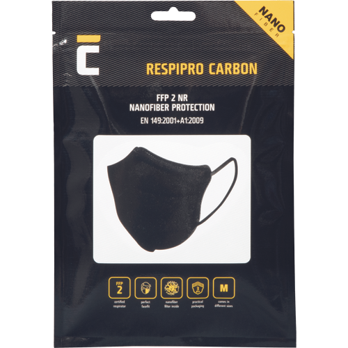 RespiPro Carbon FFP2 25sz respirator