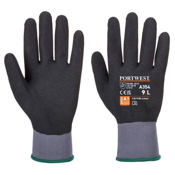 Portwest A354 Rękawica DermiFlex Ultra Pro powlekana piaskowanym nitrylem