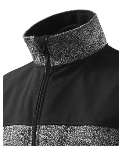 Softshell kurtka męska MALFINI Casual 550 - szary melanż
