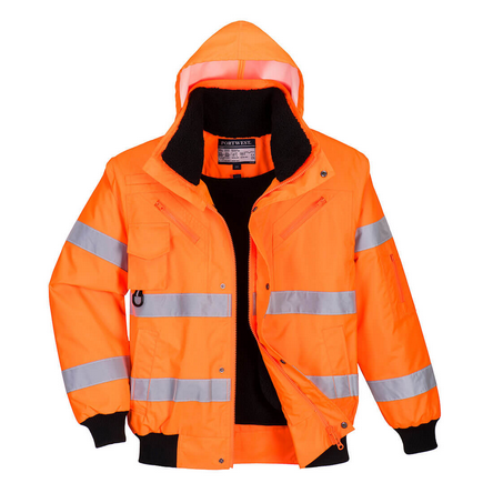 Kurtka ostrzegawcza PORTWEST Bomber 3w1 C467