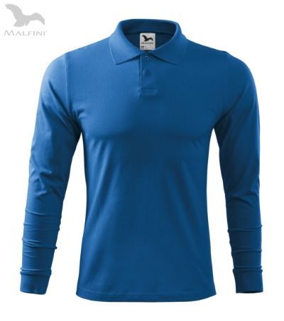K. polo LS męska MALFINI Single J LS 211 - czarny